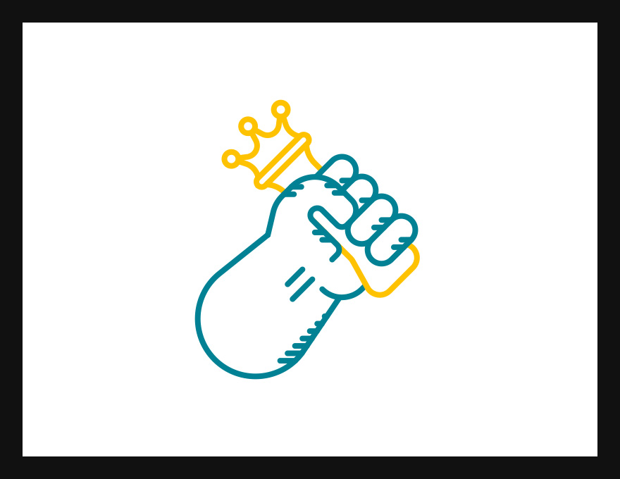 Troisième et dernière proposition de logo pour la Force Ludique, version sans baseline.